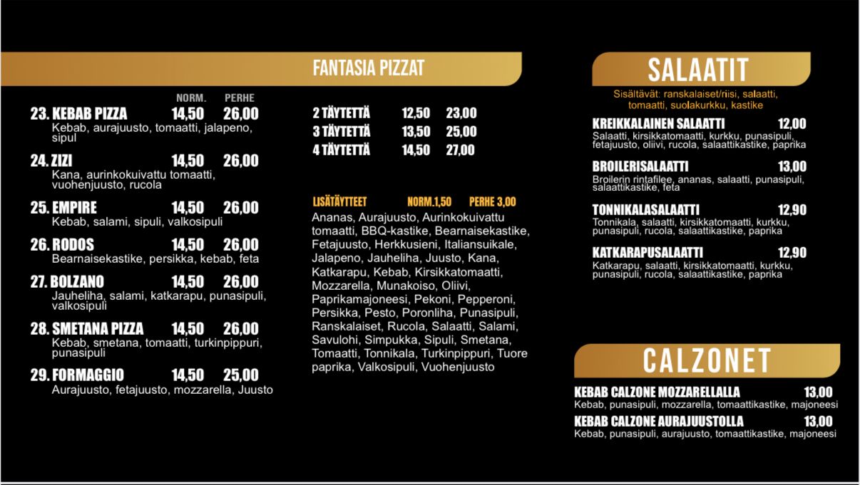 Menu 2